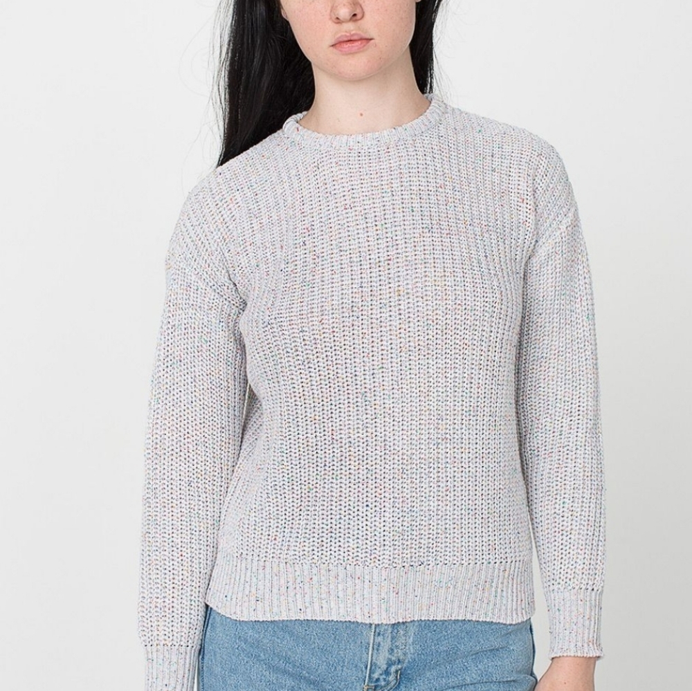 American Apparel Unisex Confetti Fisherman Sweater
